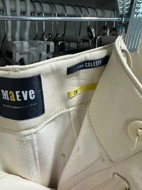 Maeve faux leather pants